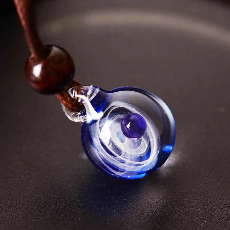 Cosmic Galaxy Glass Pendant