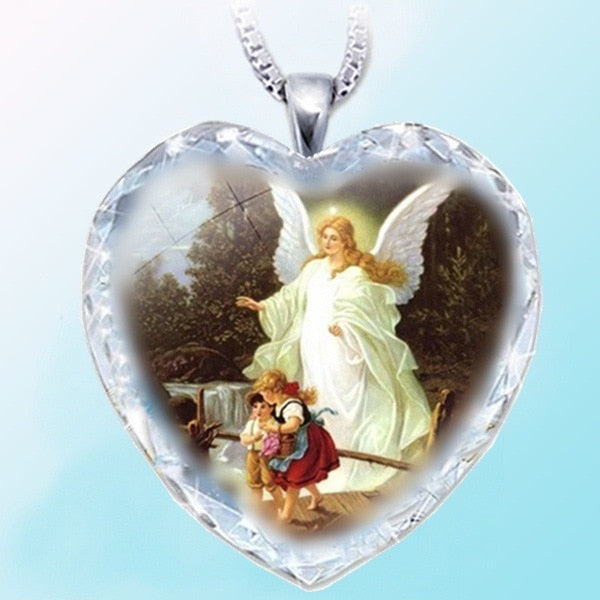 Jesus Christ Cross Pendant Necklaces Alloy Bead Long Chain Mens Women Virgin Mary Christian Fashion Jewelry Rosary Necklace