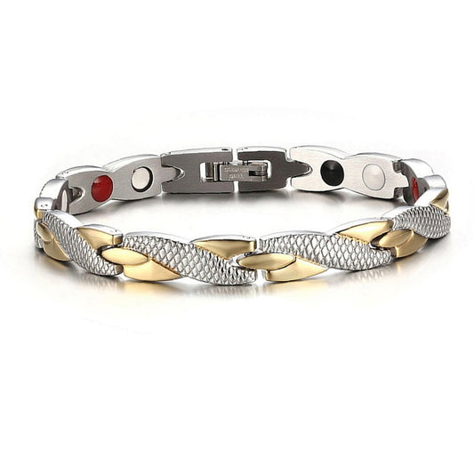 Twisted Dragon Pattern Healthy Care Magnetic Magnet Bracelet For Women Power Therapy Magnets Bracelets Bangles For Women Men