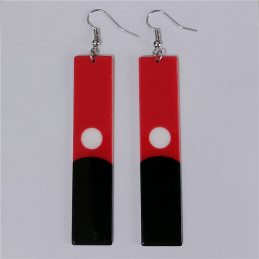 Tokyo Revengers Izana Kurokawa Earrings Acrylic Anime Cosplay Props Hanafuda Drop Earrings for Women Fashion Jewelry Accessories