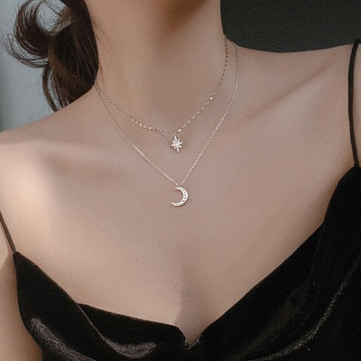Exquisite Green Zircon Clavicle Chain Necklace Choker Necklace for Women Gifts Jewelry Vintage Design Necklace Wholesale